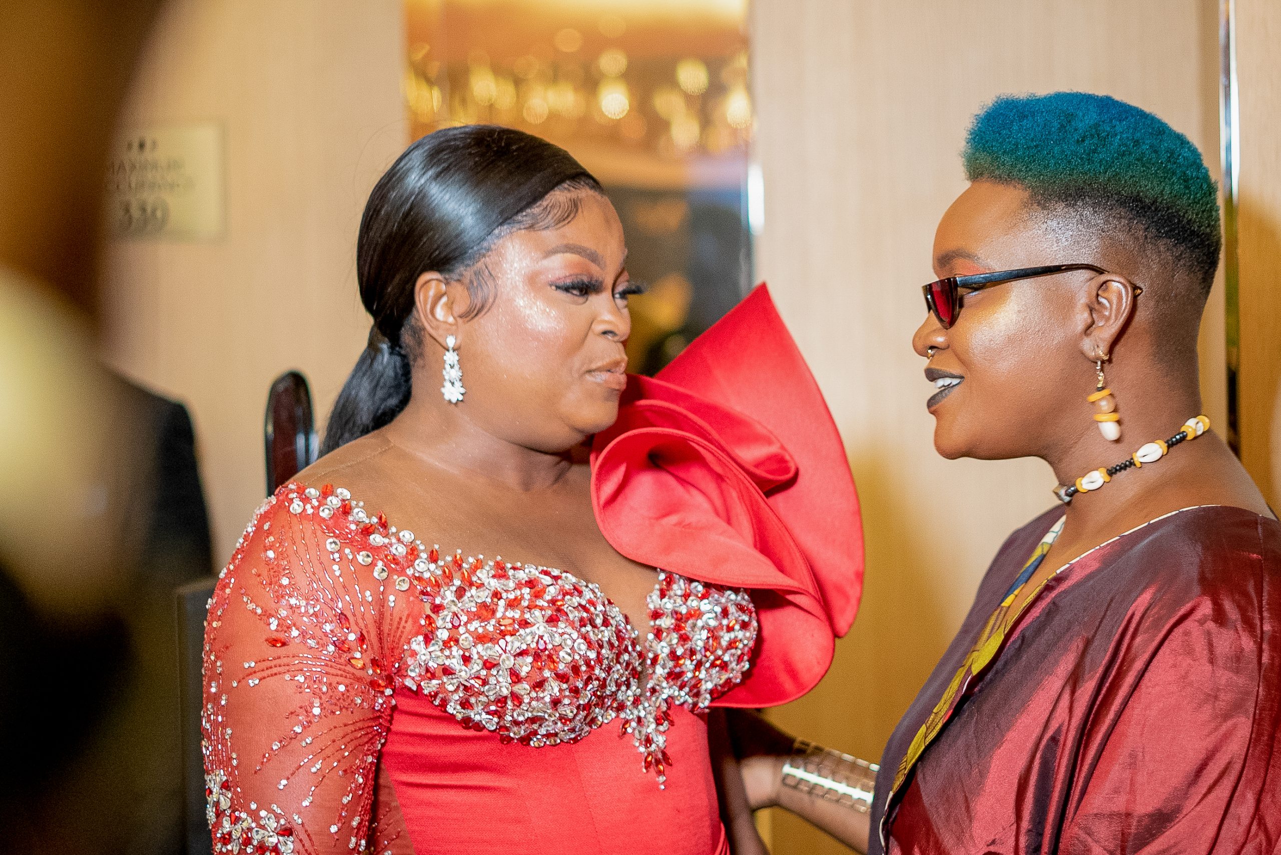 Funke Akindele at 2021 AMA Awards (archive) Funke Akindele at the 2021 Africa Movie Academy Awards