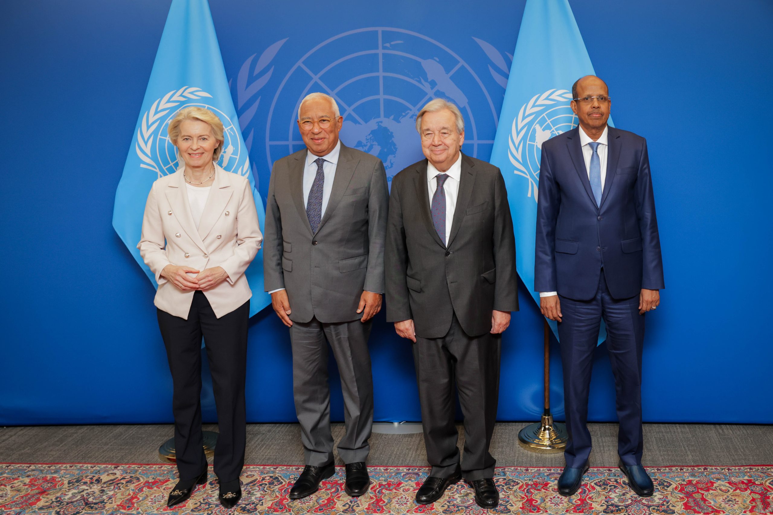 António Guterres at UN meetings, 20 September 2026 António Guterres with European Union and African Union leaders at the United Nations in New York on 20 September 2026