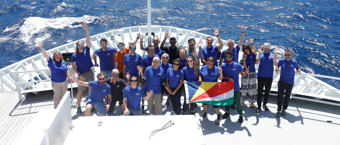 The FAO research vessel Dr. Fridtjof Nansen during its Indian Ocean expedition