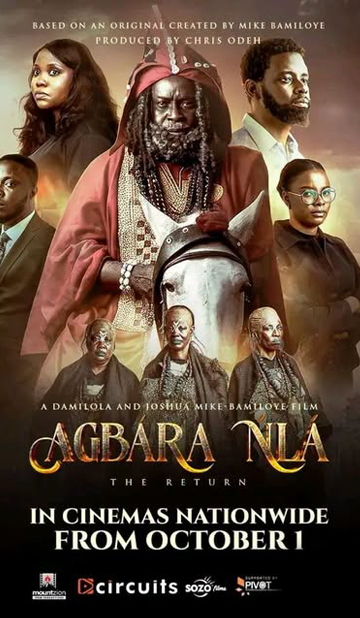 Official cinema poster for Agbara Nla: The Return, the 2026 Nigerian faith-based film