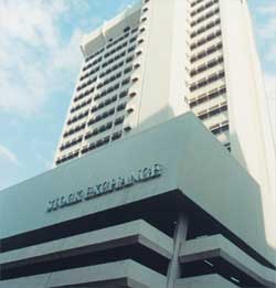 The Nigerian Stock Exchange headquarters in Lagos